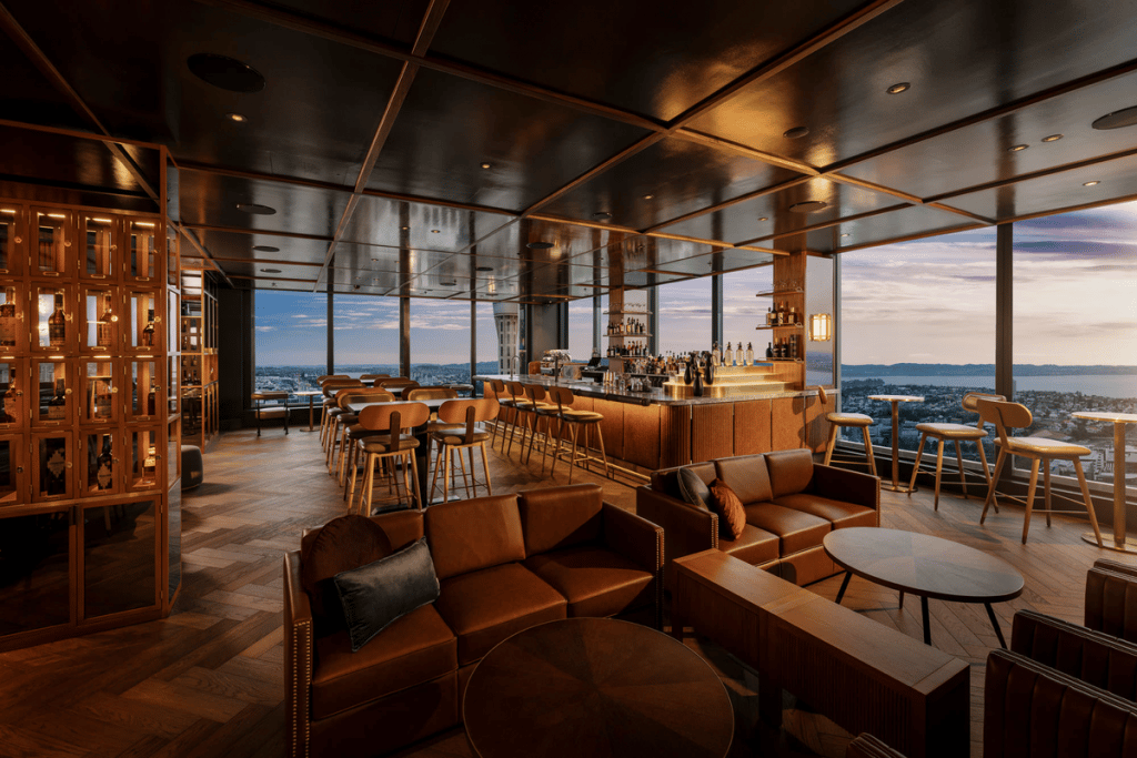 Bar Albert In Auckland highest rooftop bar