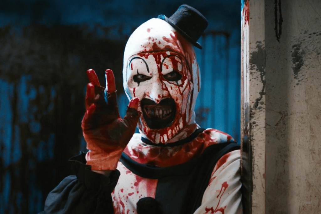 Brutal Horror Movie Terrifier 2 making people sick and pass out